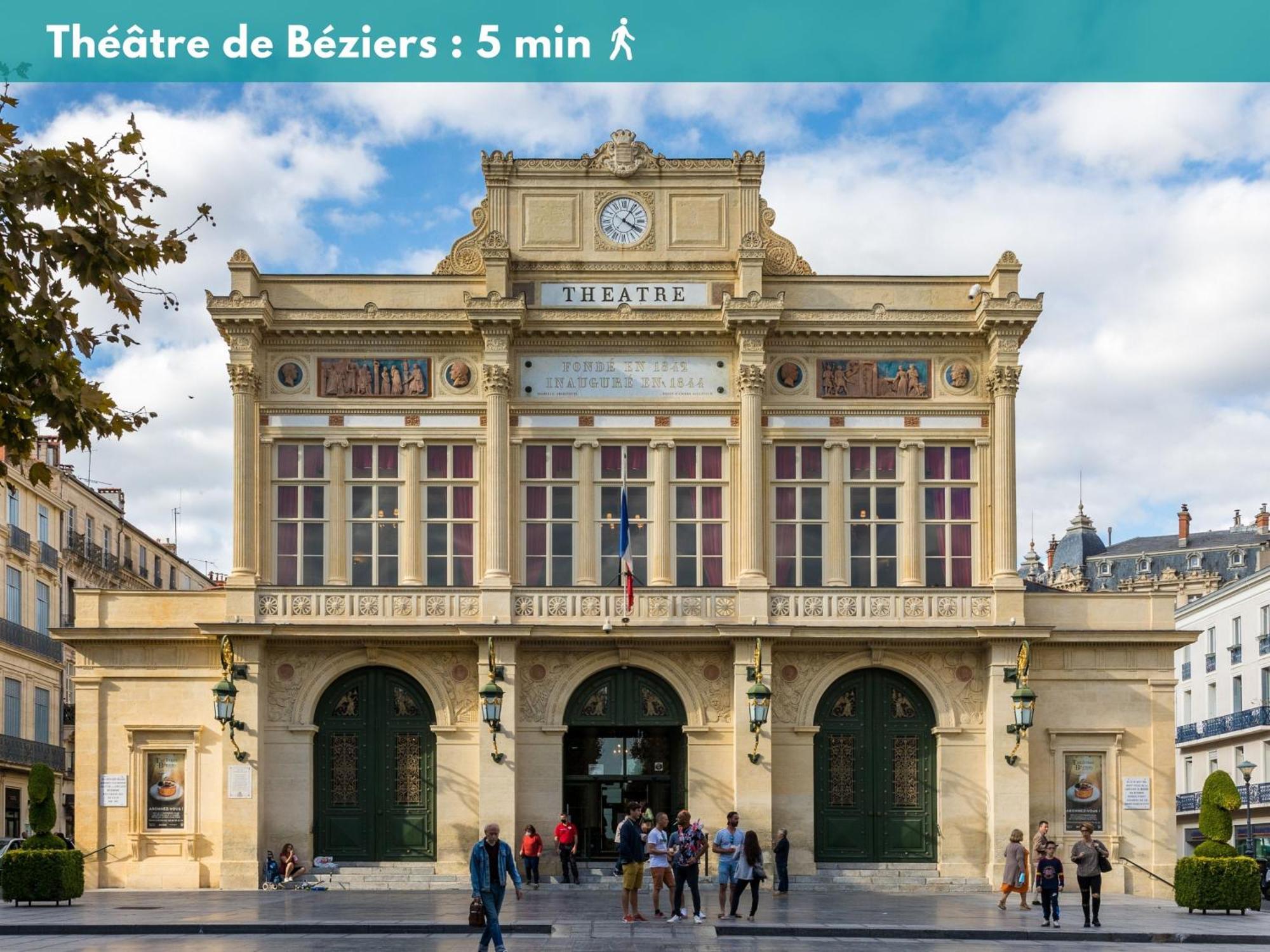 Апартаменти Charmant Studio Climatise 'Alma 1' - Beziers Centre - Wifi Fibre - Netflix Екстер'єр фото